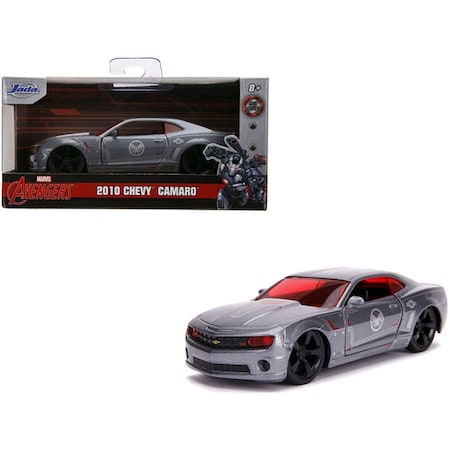 Endless Games 2010 Chevrolet Camaro Silver War Machine Avengers Marvel Series 1-32 Diecast Model Car EN1533995